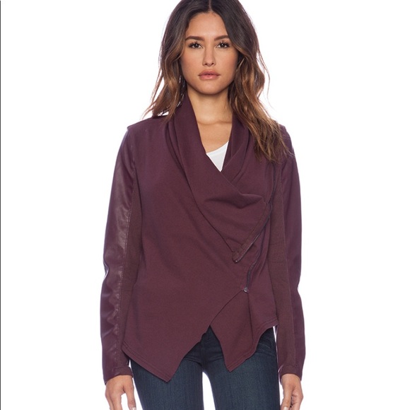 NWT BLANKNYC Drape Jacket in Oxblood size S - Picture 2 of 7